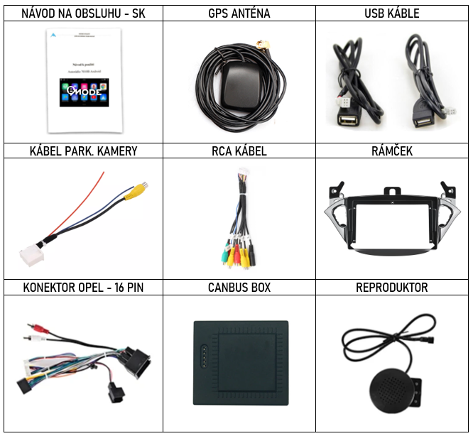 SK Prislusenstvo pre autorádio Bmode BEV34 pre Opel Corsa Adam s CarPlay AndroidAuto - evtech.sk